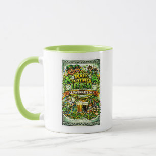 Caneca 100% Irlandês... No Dia de São Patrício!