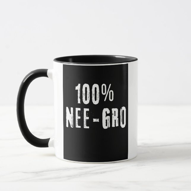 Caneca 100% Nee-Gro 2 com 11oz (Esquerda)