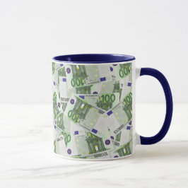 Caneca 100 Notas de Euro Mug