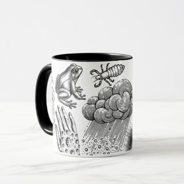 Caneca 10 pragas (Frente Esquerda)
