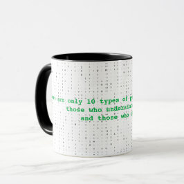 Caneca 10 Tipo de Pessoas Computer Binary Pun