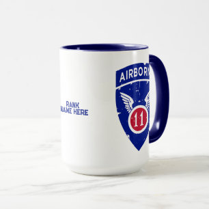 Caneca 11 Airborne Division "Artic Angels" - Blue