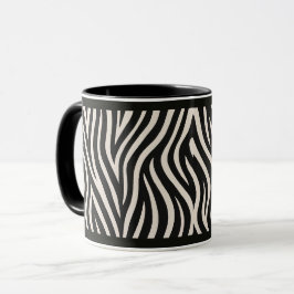 CANECA 11 OZ. CAFÉ MUG - "IMPRESSÃO ZEBRA"