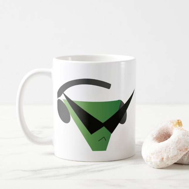 Caneca 11oz cerâmica clássica de ReeZen por (Com Donut)