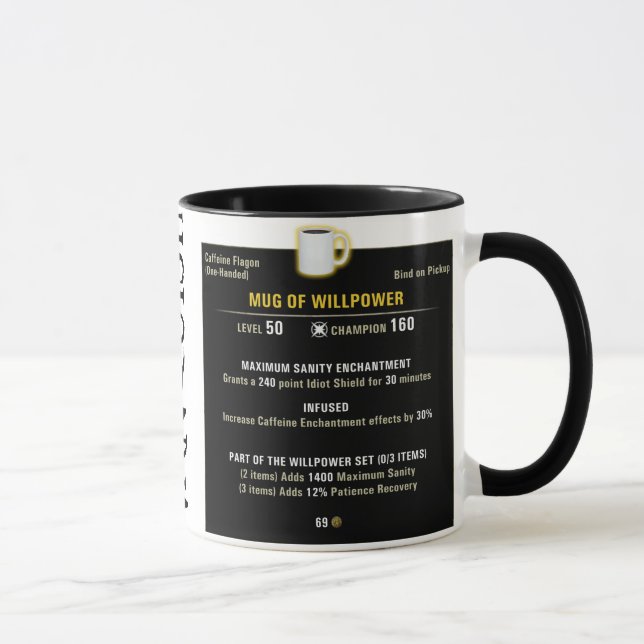 Caneca 11oz Mug de Willpower (Direita)