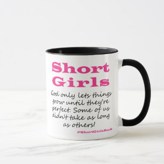 Caneca 11oz preta das meninas curtas