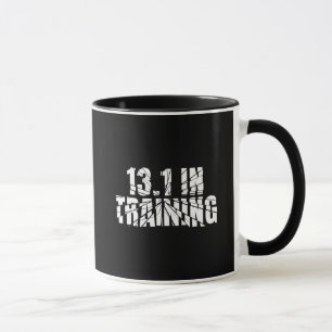 Caneca 13.1 no treinamento de meia-maratona em execução d