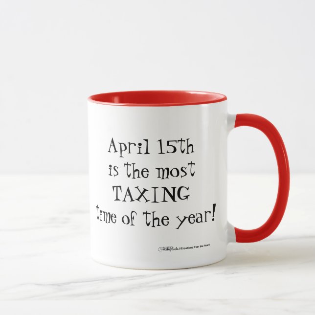 Caneca 15 de abril - A maior parte dos impostos do ano! (Direita)