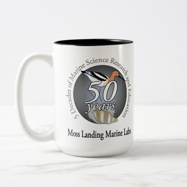 Caneca (15 onças): o dois-tom, pássaro/inverte (Esquerda)