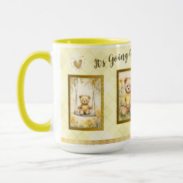 Caneca 15 oz - Belo Urso Amarelo do Urso de Teddy Feliz E