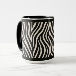 CANECA 15 OZ. CAFÉ MUG - "IMPRESSÃO ZEBRA"