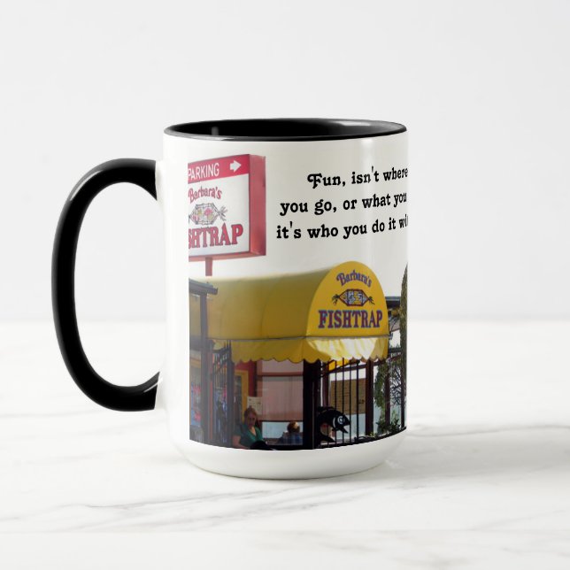 caneca 15oz da praia (Esquerda)
