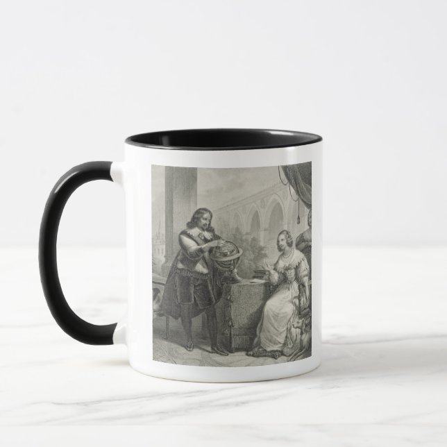 Caneca 1626-89) rainhas de Christina (da suecia, de uma (Esquerda)