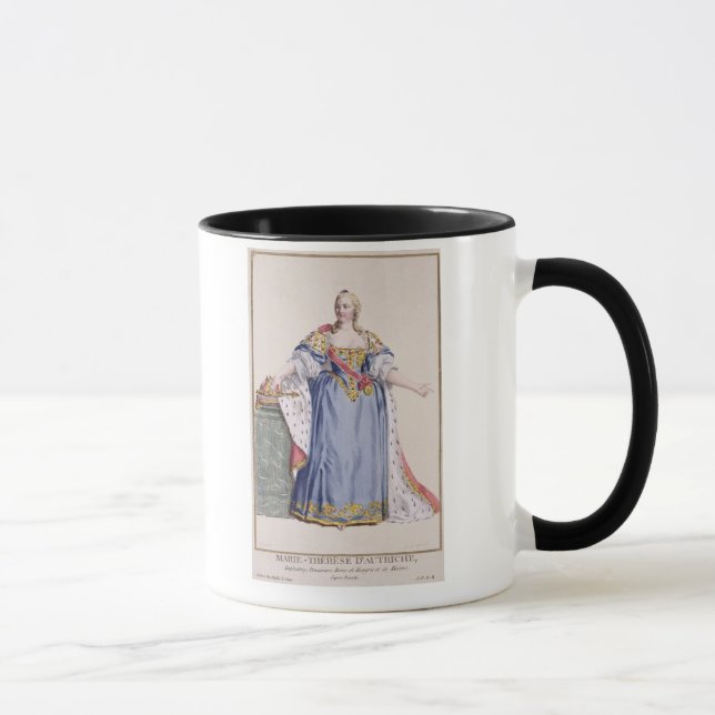 Caneca 1717-80) imperatrizes de Maria Theresa (de (Direita)