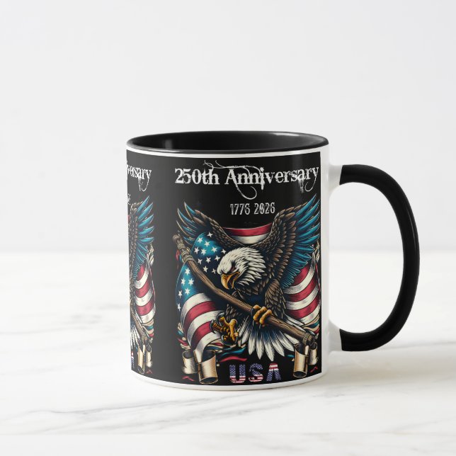 Caneca 1776 2026 Anniversary America (Direita)