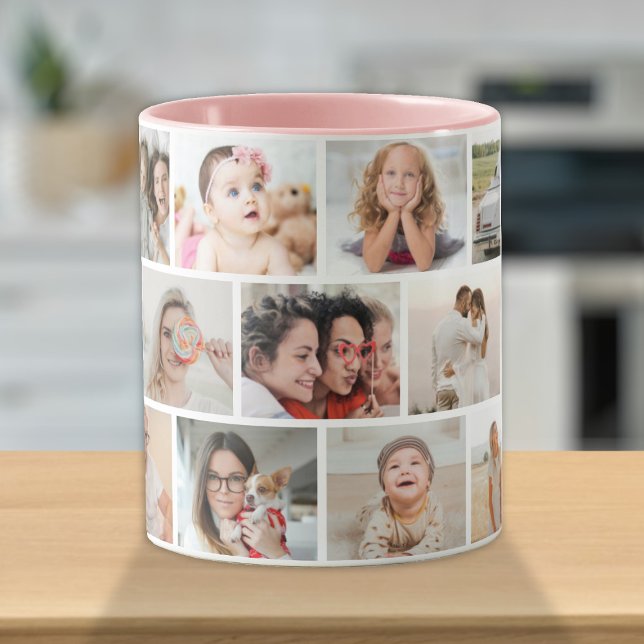 Caneca 17 Colagem Fotográfica Crie a sua própria imagem d (Criador carregado)