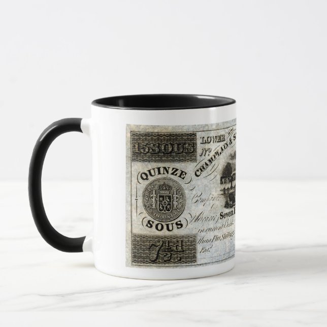 Caneca 1837 Canadian Railroad Currency (Esquerda)