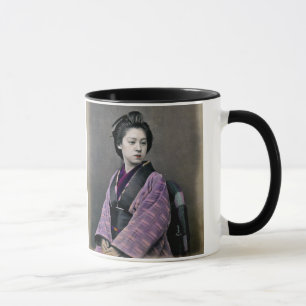 Caneca 1870 Linda Mulher Japonesa
