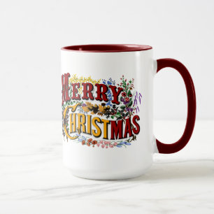 Caneca 1876 Feliz Natal Colorido