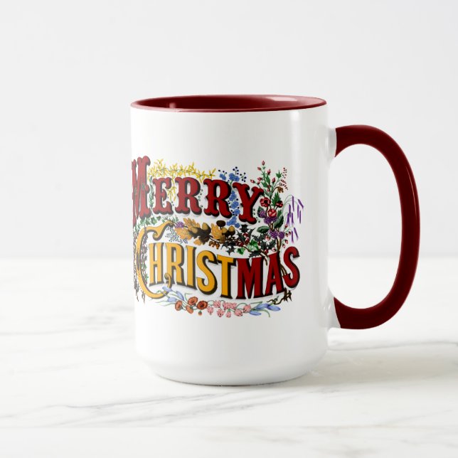 Caneca 1876 Merry Christmas Colorful (Direita)