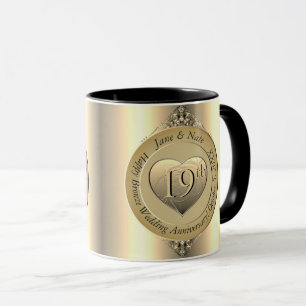 Caneca 19ª Caça de Aniversário de Bronze (Cor)
