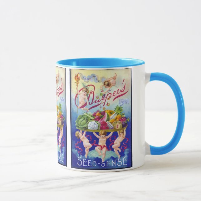 Caneca 1901 do pacote da semente de Burpee (Direita)