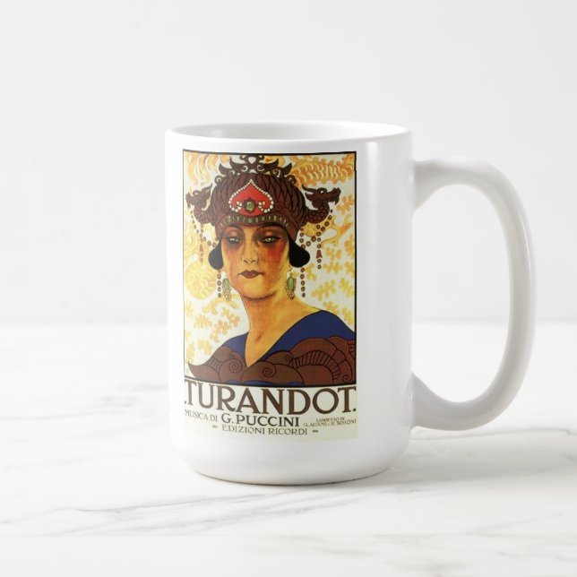 Caneca 1926 do poster de Puccini (Direita)