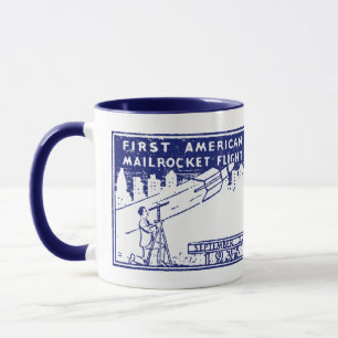 Caneca 1935 American Rocket Mail