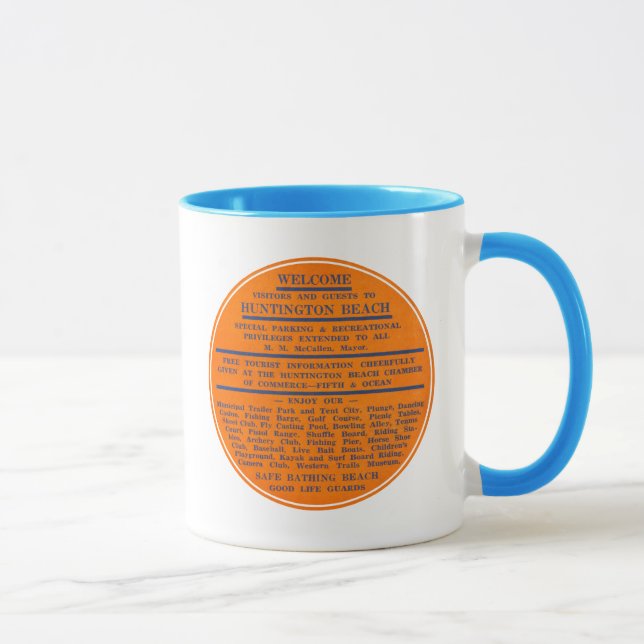 Caneca 1947 Huntington Beach California (Direita)