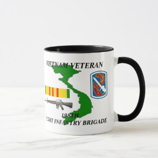 Caneca 198th Veterano de Vietnam da divisão de infantaria