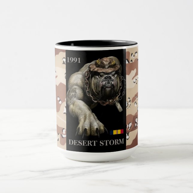 CANECA 1991, DEVIL DOG COMBAT ACTION DESERT STORM (Centro)