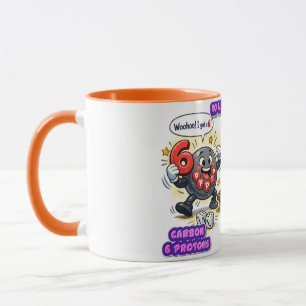 Caneca 1,98 m Elementos Químicos Vitais para a Sobrevivên
