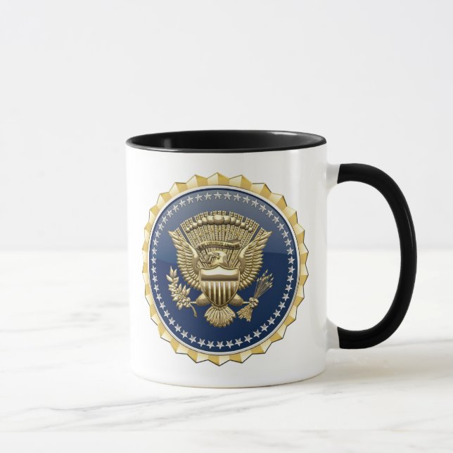 Caneca [200] Crachá presidencial do serviço [PSB] (Direita)