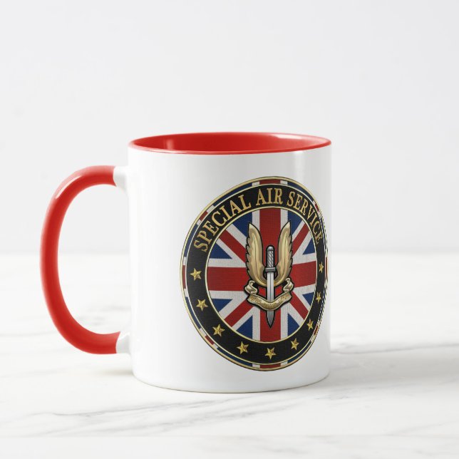 Caneca [200] Crachá SAS (Special Air Service) [3D] (Esquerda)