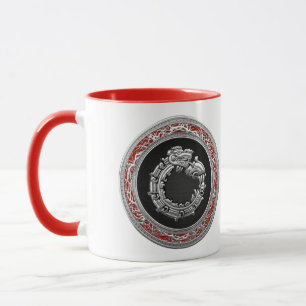 Caneca [200] Deus Serpente Quetzalcoatl [Prata]