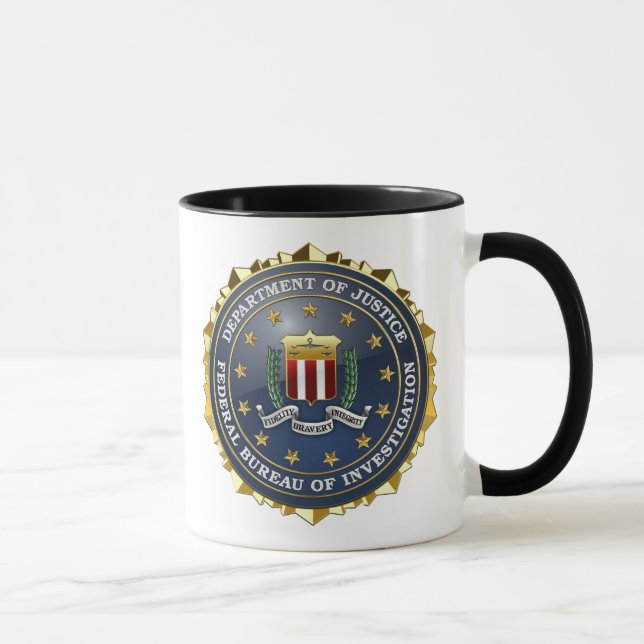 Caneca [200] Edição especial do FBI (Direita)