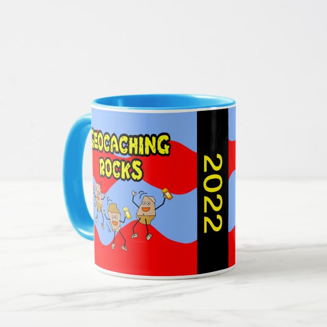 Caneca 2022 Geocaching Rocks Mug (Frente Esquerda)