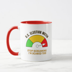 Caneca 2024 Medo Presidencial das Eleições