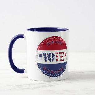 Caneca 2024 Pelo VOTO Por Deus e País, EUA
