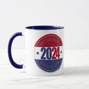 Caneca 2024 Vermelho e Azul Nós, o Povo