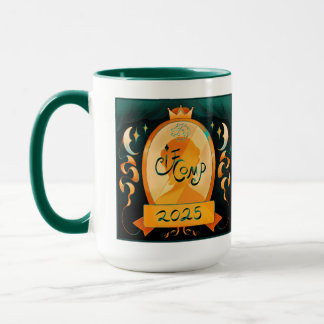 Caneca 2025 IFComp - Mug de café de dois tons grande
