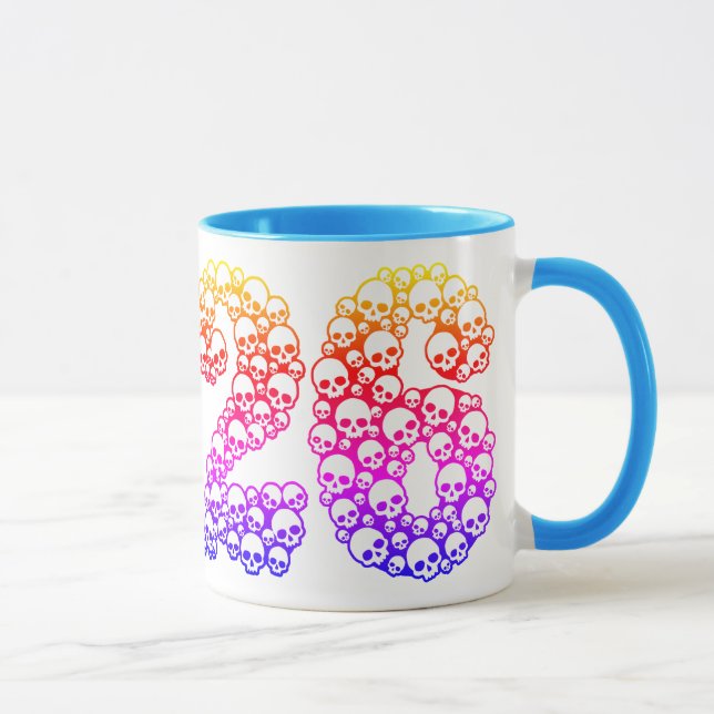 Caneca 2026 Em Caveiras Coloridas (Direita)