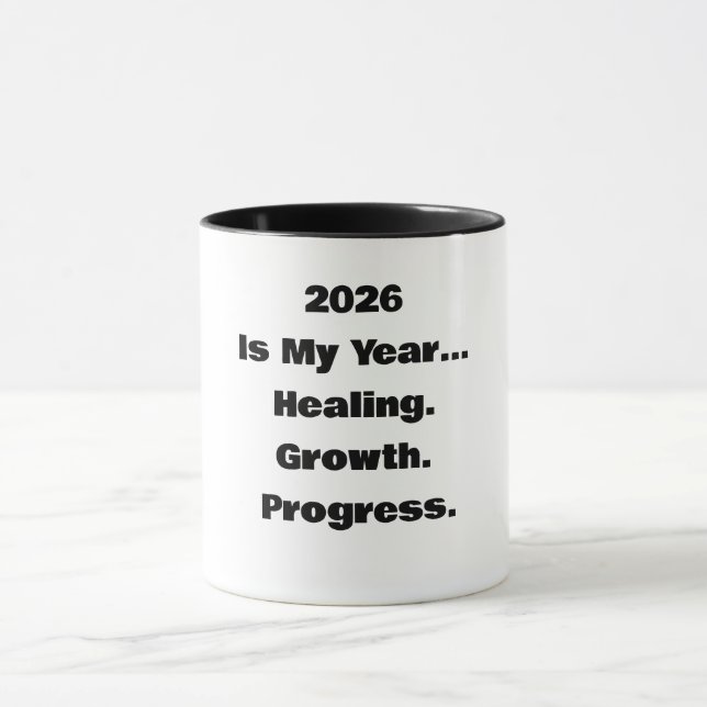 Caneca 2026 Is My Year Mug – New Year Quote Gift (Centro)