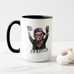 Caneca 250 Anos de Aniversário da América 1776 Lincoln Ab