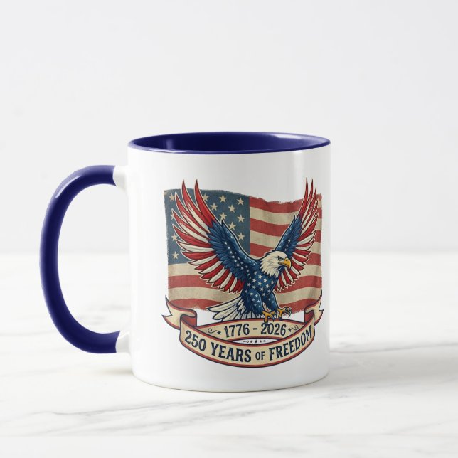 Caneca 250 Anos De Liberdade (Esquerda)