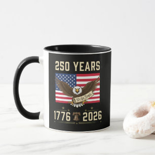 Caneca 250 Anos de Patrimônio Americano 1776 2026
