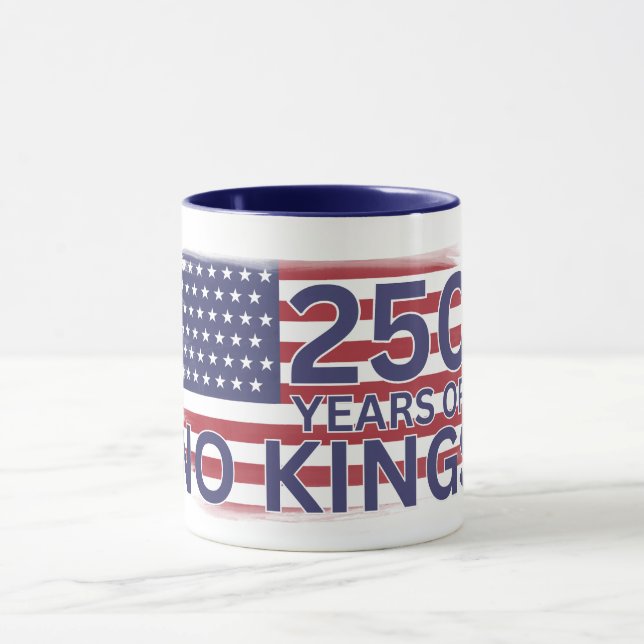 Caneca 250 years of No Kings American Flag (Centro)