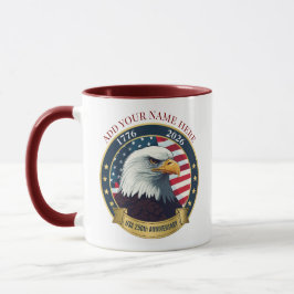 Caneca 250th Anniversary USA Patriotic | 1776–2026