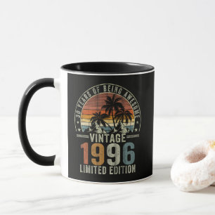 Caneca 30 Anos Incríveis Vintage 1996