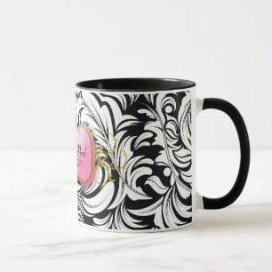 Caneca 311-The dão o preto cor-de-rosa da placa  